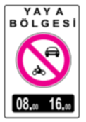 Şekildeki trafik işareti aşağıdakilerden hangisini bildirir?